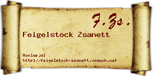 Feigelstock Zsanett névjegykártya